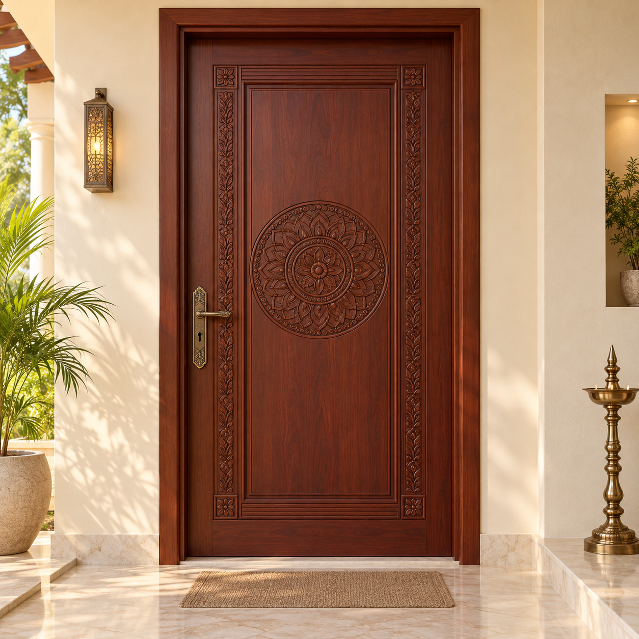 Fleximo WPC carving door design 2