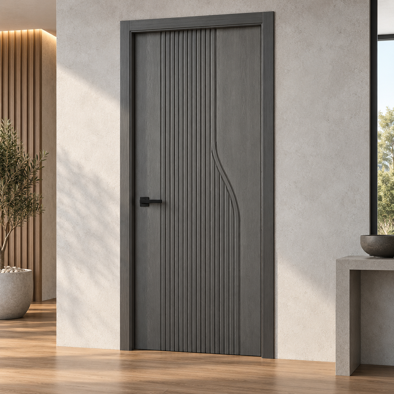 Fleximo WPC carving door design 3