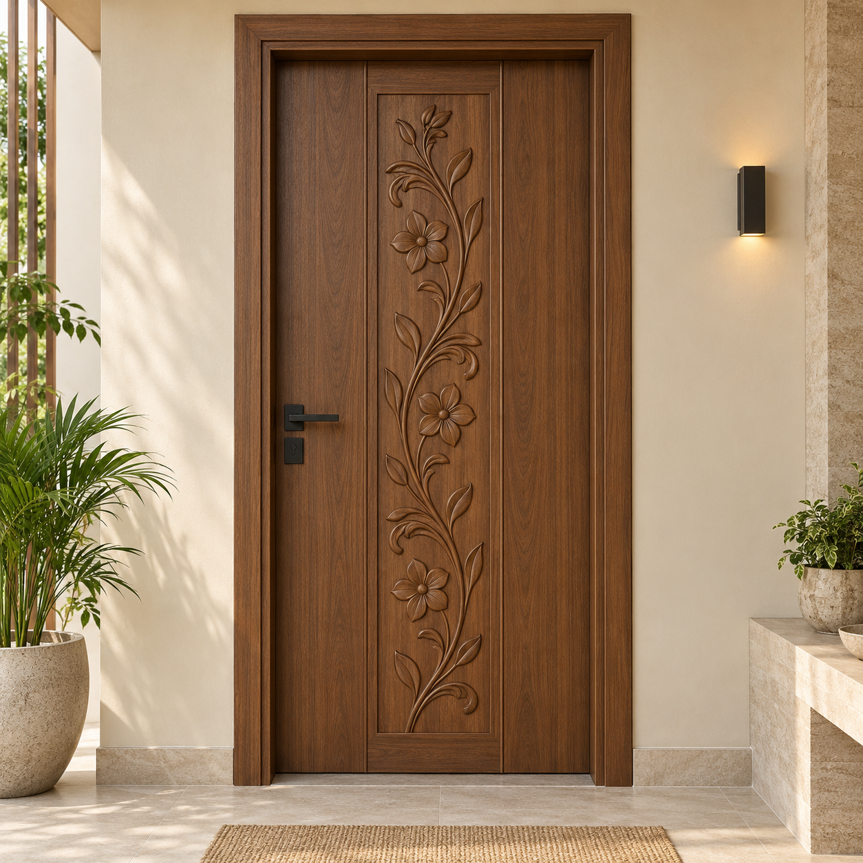 Fleximo WPC carving door design 5