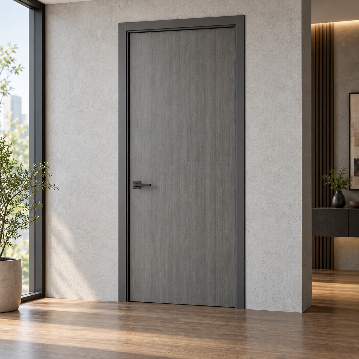 Fleximo WPC plain door design 1