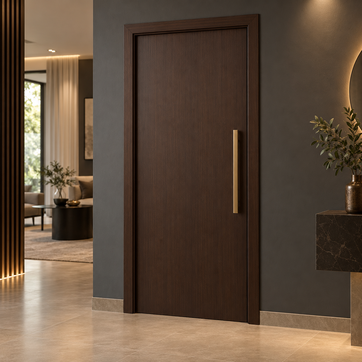 Fleximo WPC plain door design 3