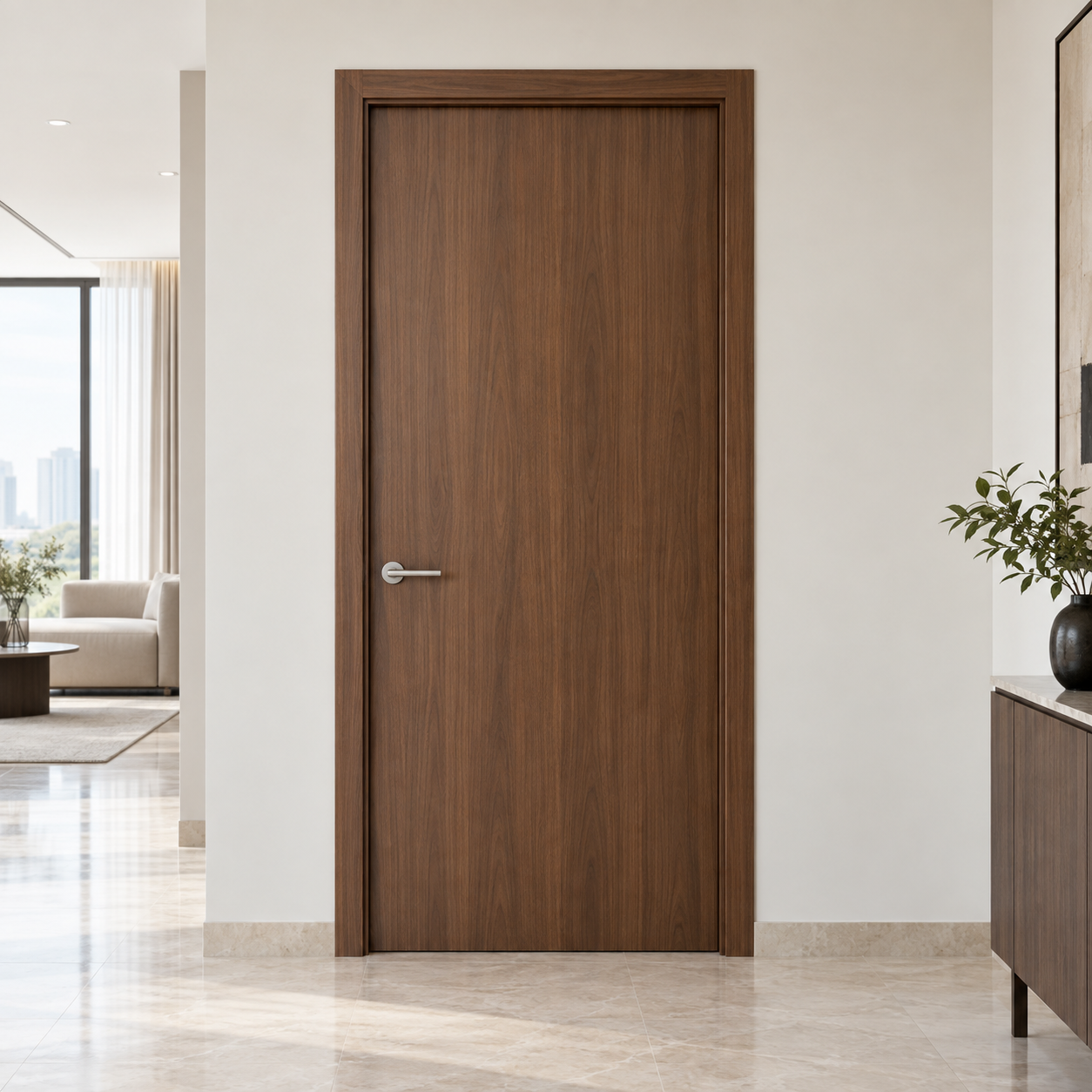 Fleximo WPC plain door design 4